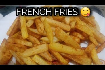 French Fries Recipe || Simple And Easy || Tasty Fries || Hyderabadi Ammi's kitchen ||