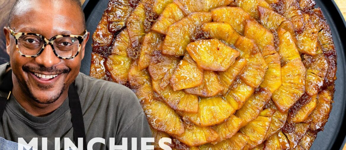 Pineapple Upside Down Cake with Top Chef Gregory Gourdet Pineapple Upside Down Cake with Top Chef Gregory Gourdet