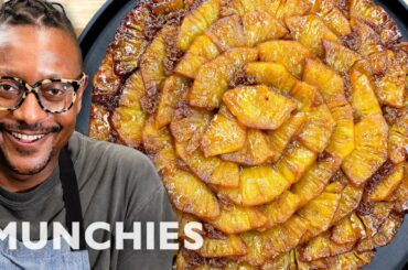 Pineapple Upside Down Cake with Top Chef Gregory Gourdet