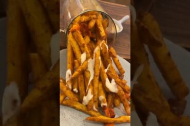 Amazing looking chicken french fries with loads of cheese || food boi #foodshorts #Shorts