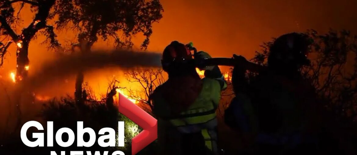 Deadly wildfire in southern France proving a challenge for firefighters Deadly wildfire in southern France proving a challenge for firefighters