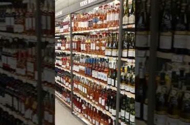 Wine and liquor in store in Paris France, wind and liquor price tag August 2021 #shorts