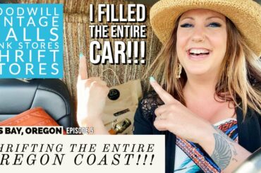A CAR FULL OF THRIFT FINDS! | Goodwill Haul | Thrift Haul | Thrift For Resale | HWY 101 Tour Ep: 5
