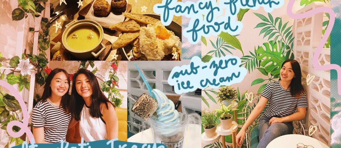 Trying Fancy French Food & Sub Zero Ice Cream w/ Katie Tracy | #InstaYum EP. 5 Trying Fancy French Food & Sub Zero Ice Cream w/ Katie Tracy | #InstaYum EP. 5