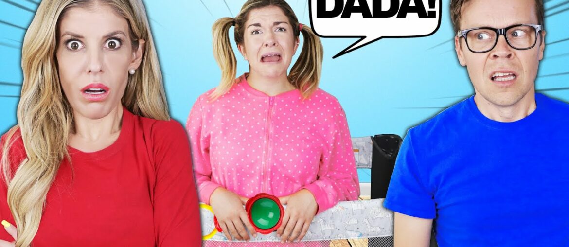 I BECOME A "BABY" FOR THE DAY!! Matt and Rebecca Funny Reaction