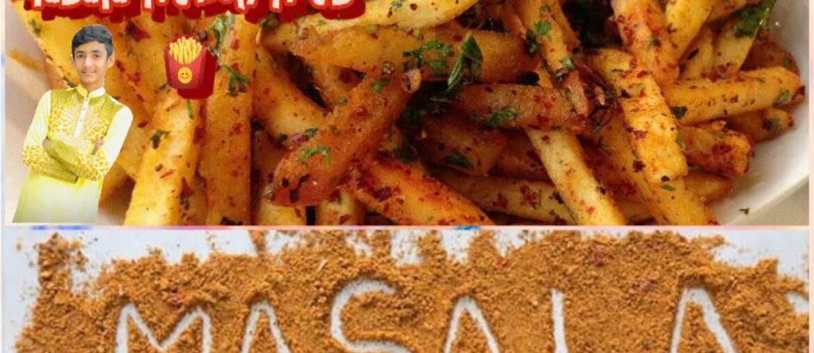 Masala french fries recipe by chef Abdullah fakhar | Masala fries | crispy potato finger chips