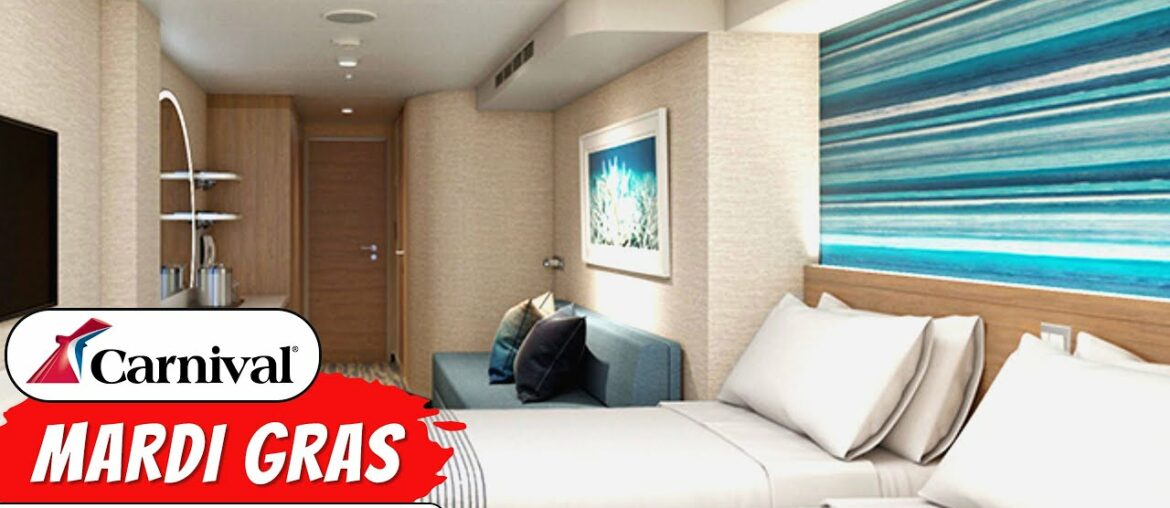 Carnival Mardi Gras | Extended Balcony Stateroom Full Walkthrough Tour & Review 4K