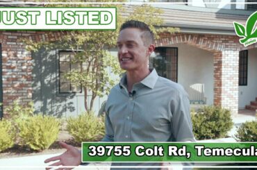 WINE COUNTRY HOME JUST LISTED | 39755 Colt Rd, Temecula