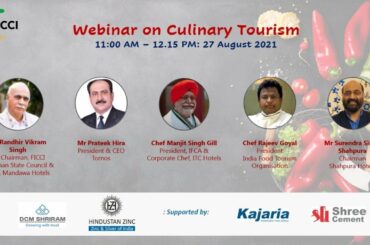 Webinar on Food Tourism in India