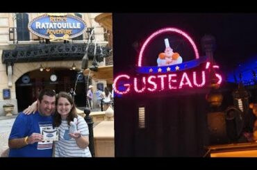 Riding Remy's Ratatouille Adventure and Eating at  Crepes des Chefs de France