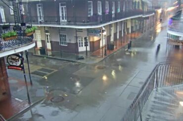 EarthCam Live: Hurricane Ida - Bourbon Street, New Orleans