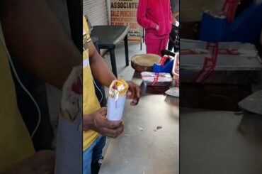 PANEER KATHI ROLL   ROHINI STREET FOOD   NORTH DELHI STREET FOOD  #Shorts #ShortVideo