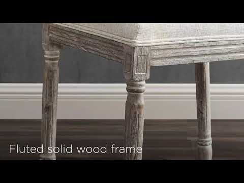 Court French Vintage Upholstered Dining Chair Court French Vintage Upholstered Dining Chair