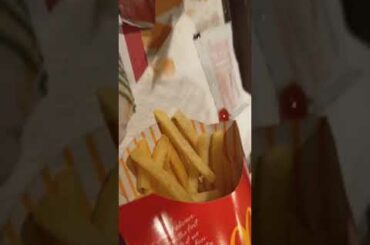 french fries of McDonald's restaurant #yummy #tasty #nowdailyvdios#op#support #me #food#viral#shorts