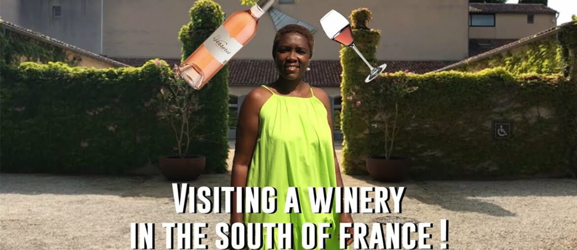 Visiting a winery in the south of France