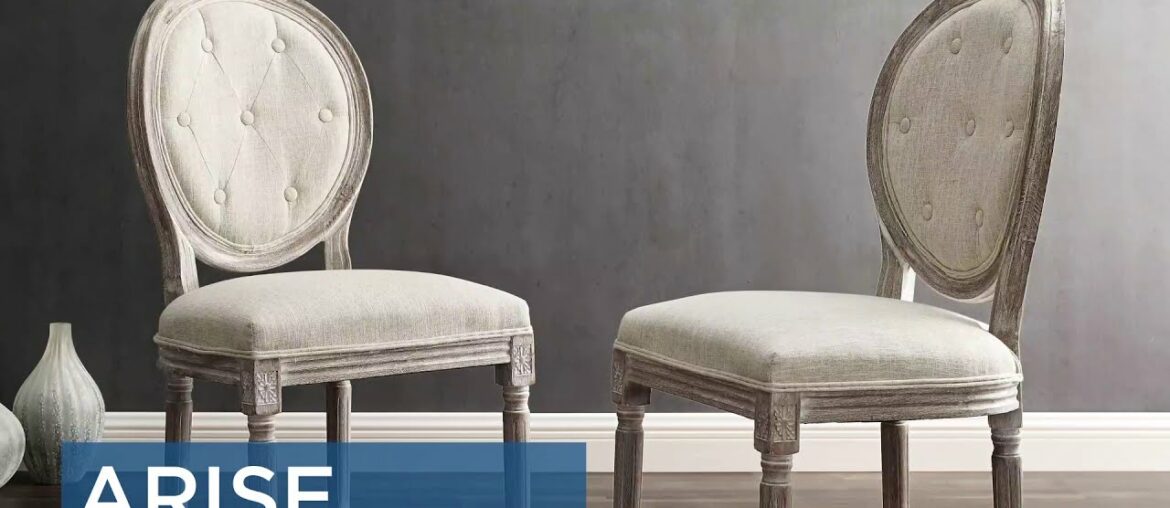 Arise French Vintage Upholstered Dining Chair Arise French Vintage Upholstered Dining Chair