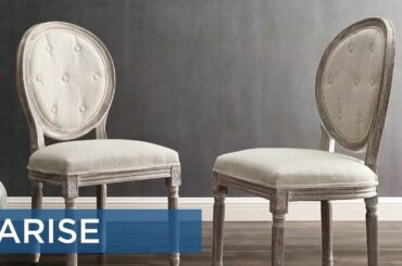 Arise French Vintage Upholstered Dining Chair