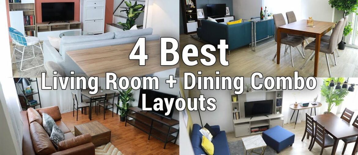 4 Best Living Room + Dining Combo Layouts | MF Home TV 4 Best Living Room + Dining Combo Layouts | MF Home TV