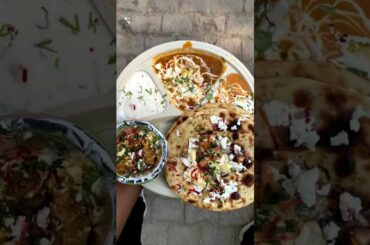 Chur Chur naan   Most crunchy naan    Delhi street food #shortvideo