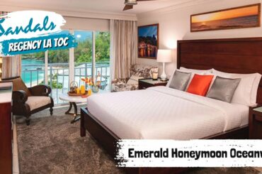 Emerald Honeymoon Oceanview (GO) | Sandals La Toc, St Lucia | Walkthrough Room Tour & Review 4K