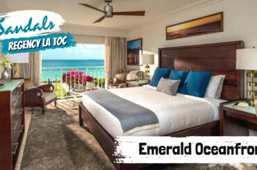 Emerald Oceanfront (BL) | Sandals La Toc, St Lucia | Complete Walkthrough Room Tour & Review 4K
