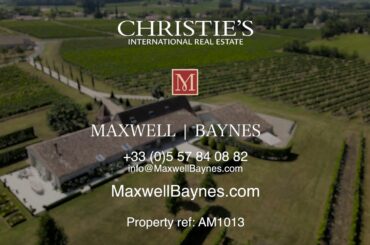 Beautiful property and estate with vineyard for sale near Bergerac, France. Maxwell-Baynes AM1013