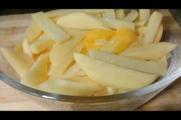 Crispy Egg French Fries Recipe / Easy Egg French Fries / Egg Snacks Recipe