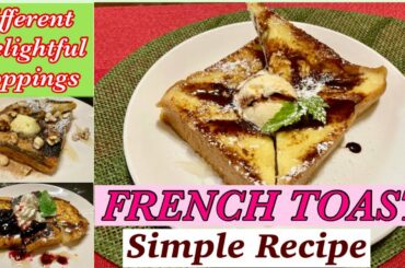 FRENCH TOAST Simple Recipe
