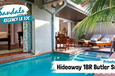 Honeymoon Hideaway One Bedroom Butler Suite (BH) | Sandals La Toc, St Lucia | Full Tour & Review 4K