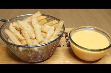 Crispy French Fries + Cheese Sauce Recipe ASMR by Vanilla Day
