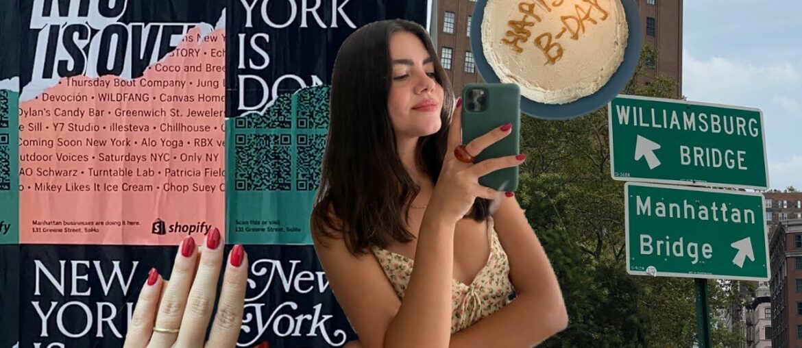 nyc vlog |  at home gel manicure w/ madam glam, MoMa, new restaurants & Bodie's birthday!