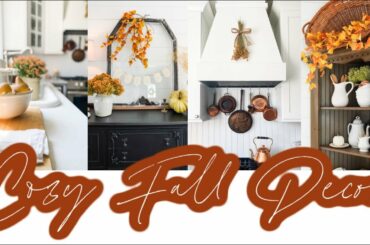 Fall Decorate with me 2021 | Cozy Cottage Ideas for Fall | Fall Kitchen Decor