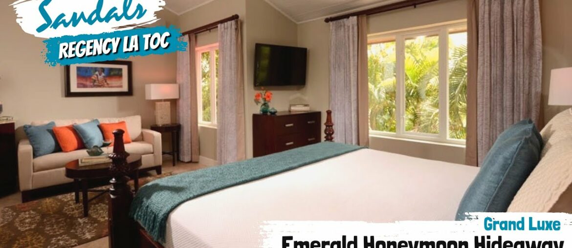 Emerald Honeymoon Hideaway Grande Luxe (HGL) | Sandals La Toc, St Lucia | Full Room Tour & Review 4K Emerald Honeymoon Hideaway Grande Luxe (HGL) | Sandals La Toc, St Lucia | Full Room Tour & Review 4K