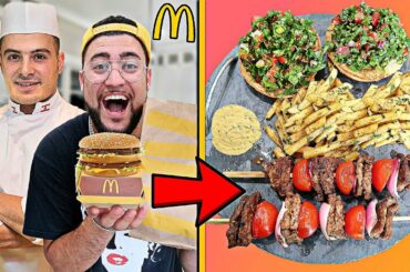 Turning McDonald's to Lebanese Gourmet Food!! (Big Mac to Shish Kebab)