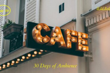 French Cafe Ambience | Ambience ASMR  | Restaurant Ambience | 30 Days of Ambience | Wild Rubies