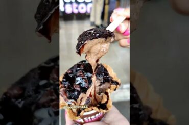 Kuch Mitha Ho Jaye   Dark chocolate Ice Cream   Indian Street Food #Shorts