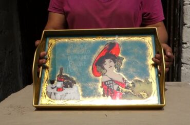 Breakfast tray - Wines of France Burgundy Alsace Bordeaux Loire