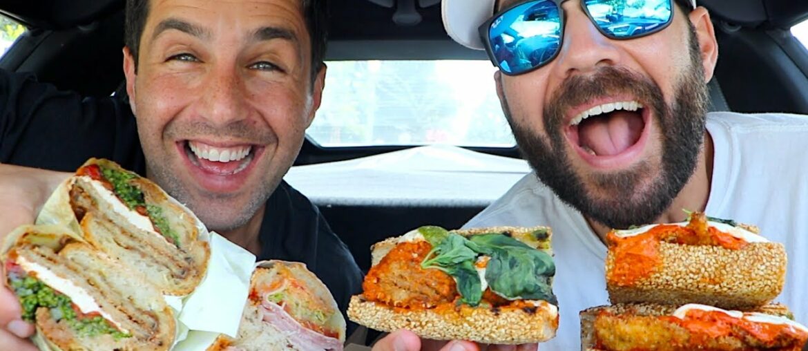 ITALIAN GOURMET SANDWICH MUKBANG with JOSH PECK!! (My cutest friend) ITALIAN GOURMET SANDWICH MUKBANG with JOSH PECK!! (My cutest friend)