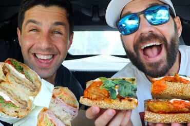 ITALIAN GOURMET SANDWICH MUKBANG with JOSH PECK!! (My cutest friend)
