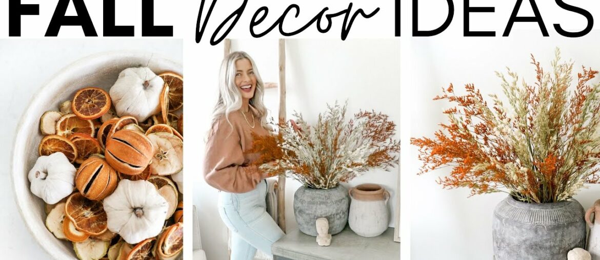 BUDGET FALL DECOR || FALL DECORATE WITH ME || AUTUMN DECOR 2021 || FALL DECOR IDEAS
