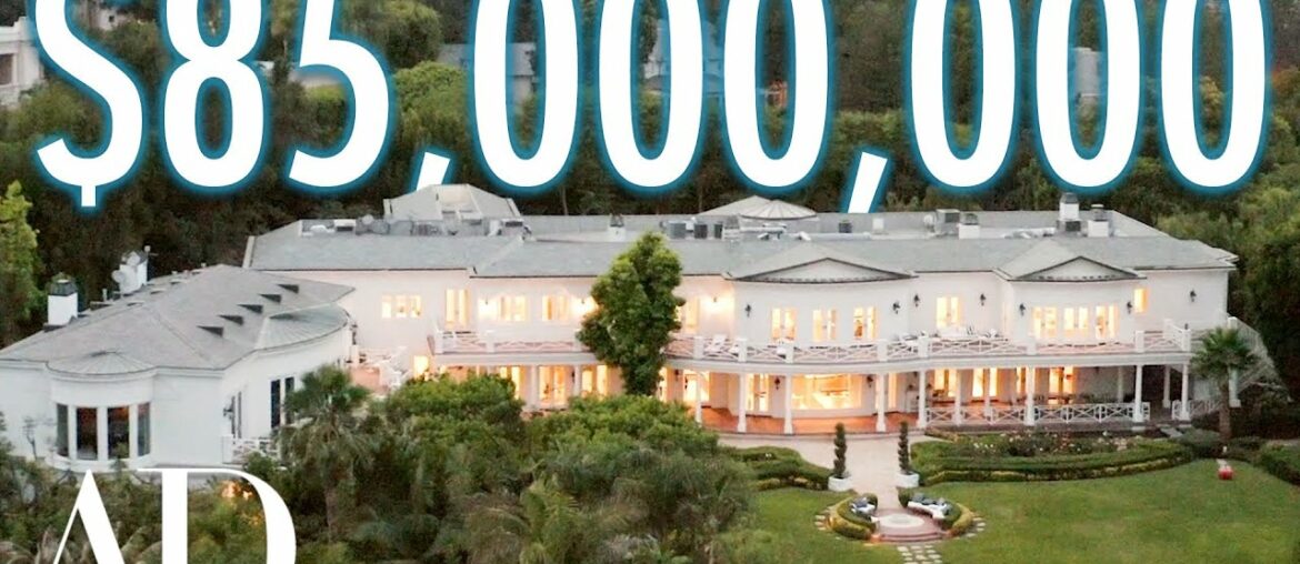 Inside An $85M Estate With A Two-Story Swarovski Chandelier | On The Market | Architectural Digest Inside An $85M Estate With A Two-Story Swarovski Chandelier | On The Market | Architectural Digest