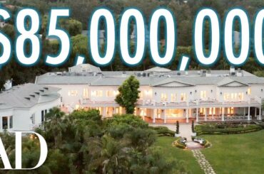 Inside An $85M Estate With A Two-Story Swarovski Chandelier | On The Market | Architectural Digest