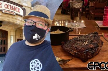 Epcot Le Cellier Steakhouse Dining 2021 | Amazing STEAK & Poutine In Epcot’s World Showcase 2021