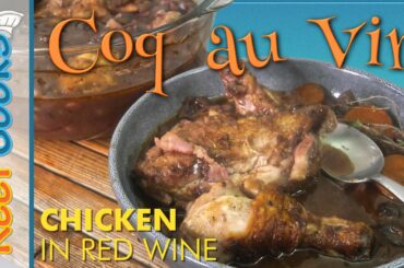 Coq au Vin | Chicken in Red Wine