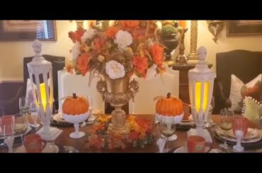 Decorate With Me / Fall Dining Room Tablescape
