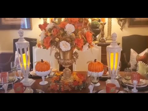 Decorate With Me / Fall Dining Room Tablescape Decorate With Me / Fall Dining Room Tablescape