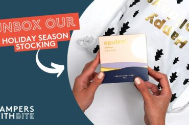 Holiday Season Stocking | Hampers With Bite | Christmas Gift Hampers