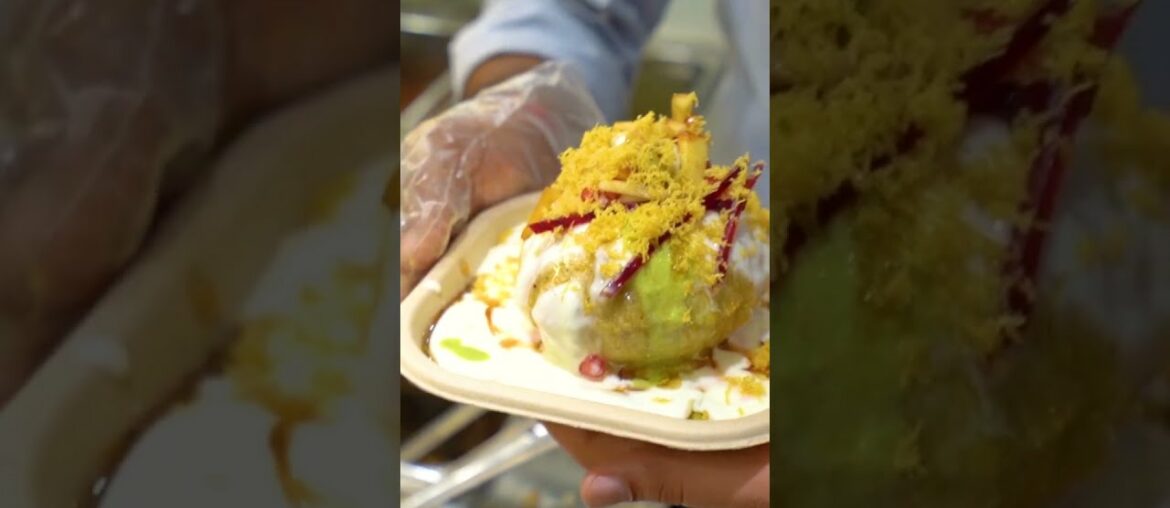 Mouth Watering Rajkachori At Gulzari Lal's Sweets, Noida #shorts Mouth Watering Rajkachori At Gulzari Lal's Sweets, Noida #shorts