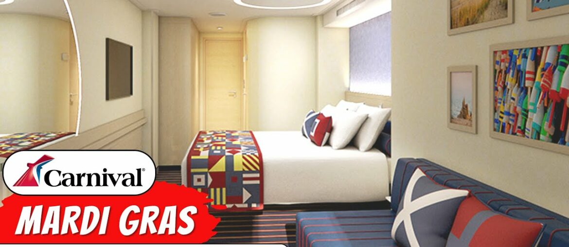 Carnival Mardi Gras | Family Harbor Ocean View Stateroom Full Walkthrough Tour & Review 4K Carnival Mardi Gras | Family Harbor Ocean View Stateroom Full Walkthrough Tour & Review 4K