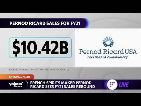 French spirits maker Pernod Ricard sees FY21 sales rebound French spirits maker Pernod Ricard sees FY21 sales rebound